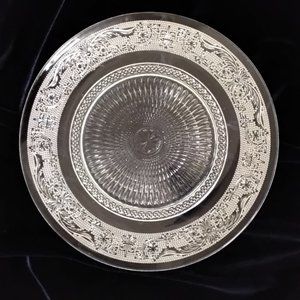 Pillar Candle Holder Clear Decorative Glass 9 inch *HB1